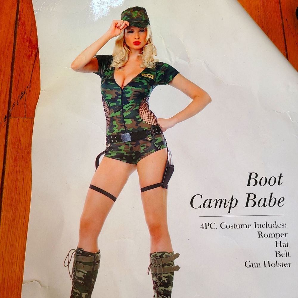 Army - Boot Camp Babe Costume